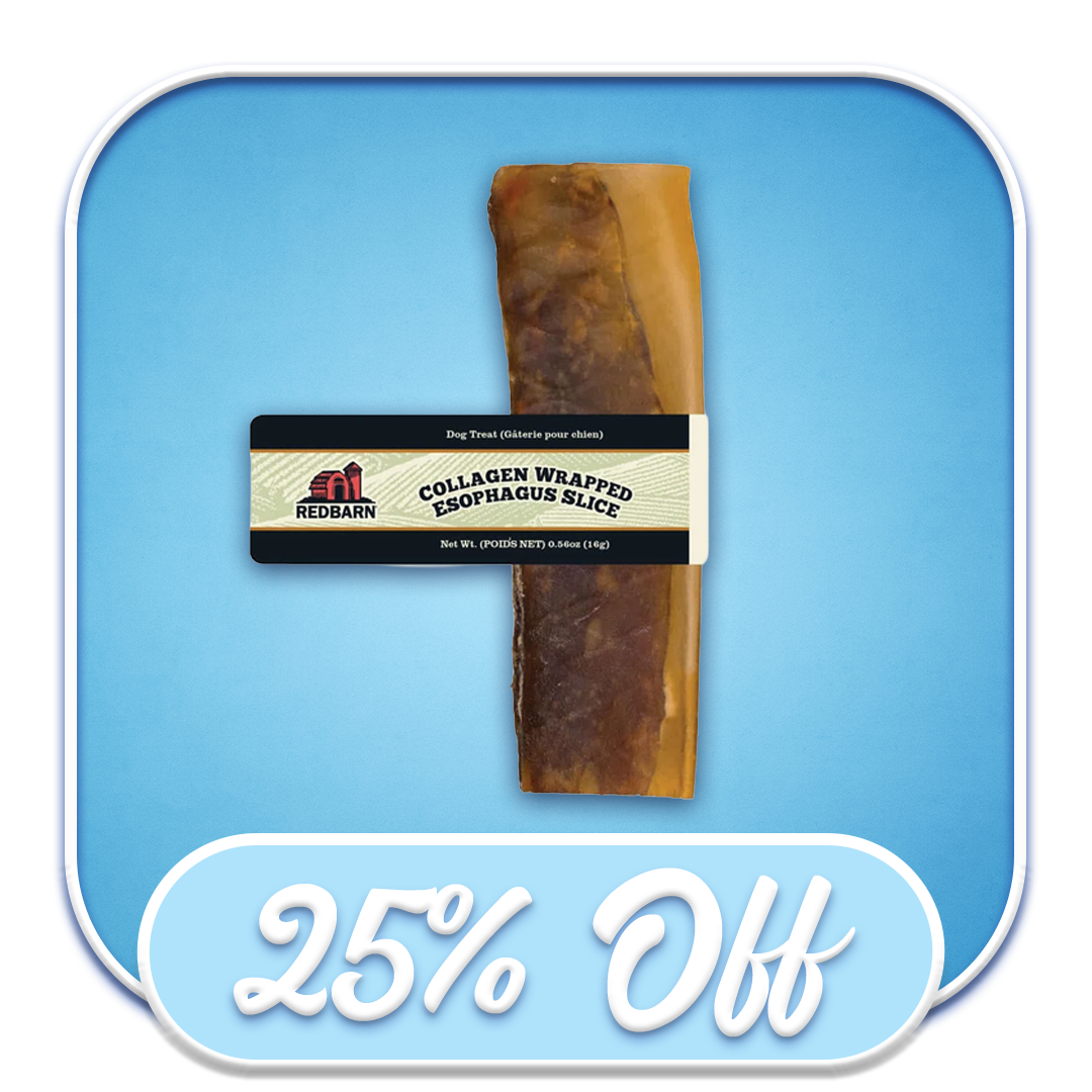#50496 Redbarn - Collagen Wrapped Esophagus Slice 