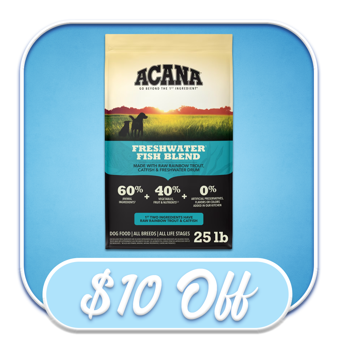 #37739 Acana - Freshwater Fish Blend 25lb Dry Dog Diet