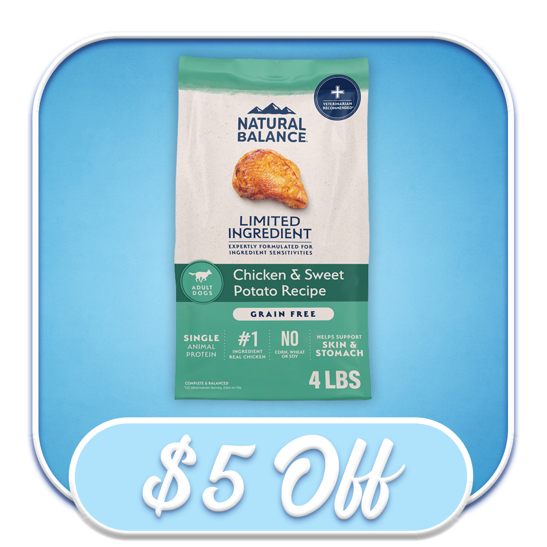 #51160 - Natural Balance Chicken & Sweet Potato 4lb Dry Dog Diet 