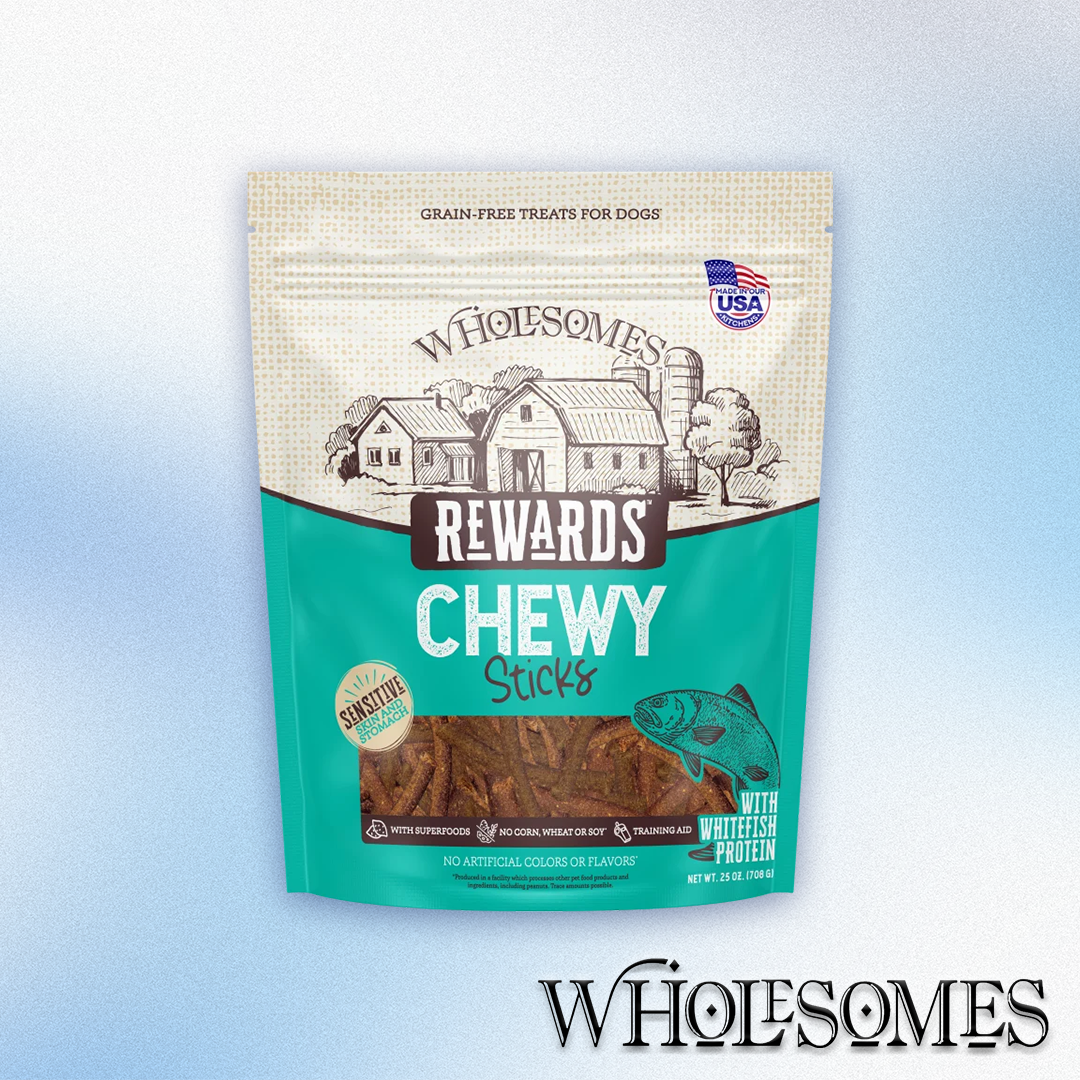 Wholesomes - Whitefish Chewy Sticks (25oz)