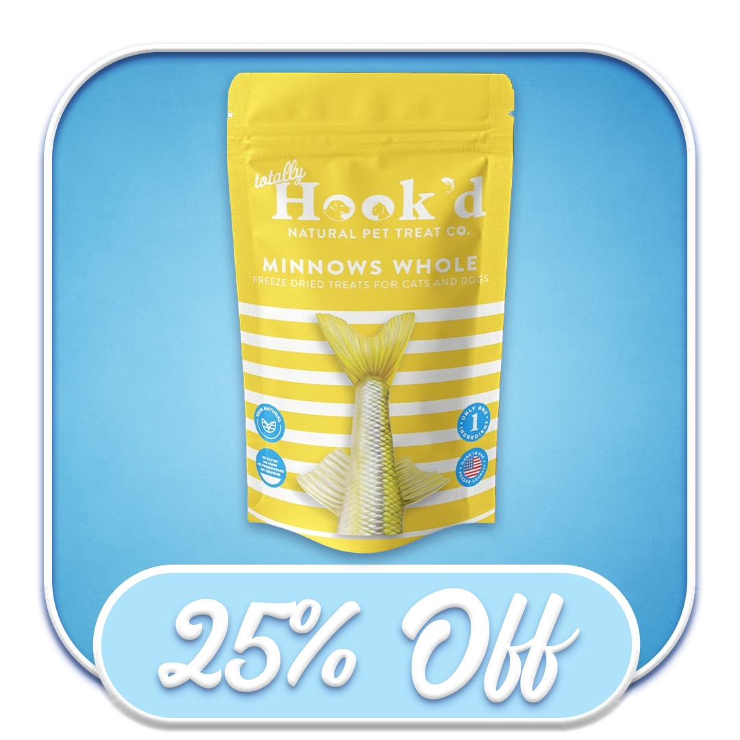 #52124 Totally Hook'd - Whole Freeze-Dried Minnows 1oz