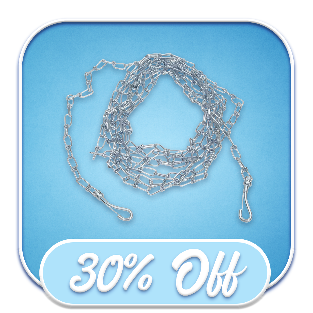 #48854 Titan - Twisted Link Chain Tie-Out 2.5mm x 10' 