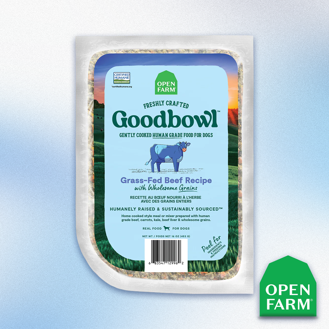 Open Farm - Goodbowl Grass-Fed Beef Recipe with Wholesome Grains (16oz & 96oz)