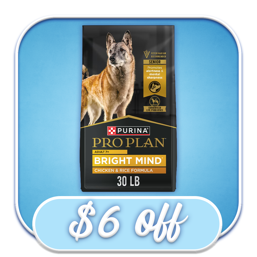 #43881 Purina Pro Plan - Bright Mind 7+ Chicken & Rice Dry Dog Diet 30lb