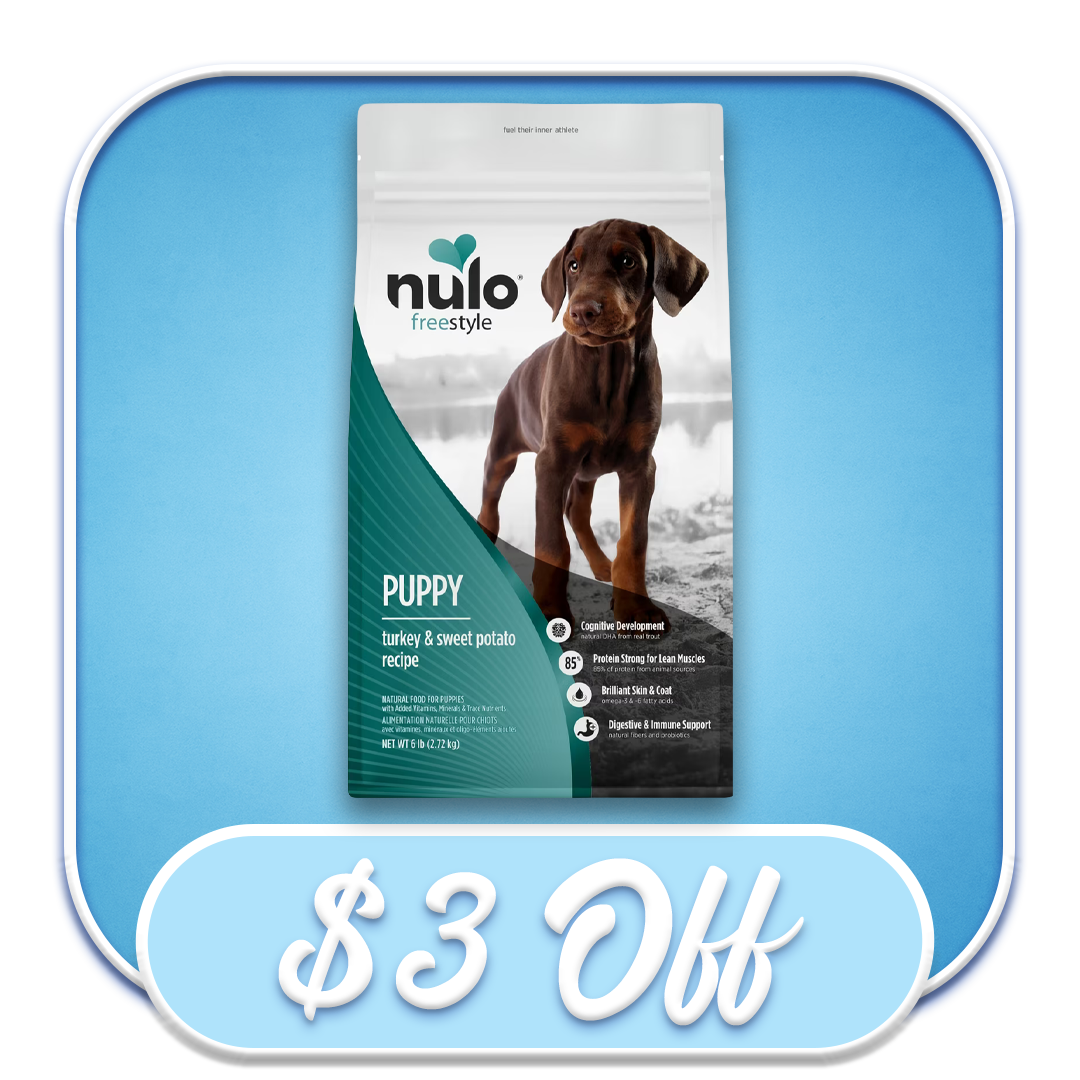 #37810 - Nulo FreeStyle Puppy Turkey & Sweet Potato Recipe 4.5lb Dry Dog Diet