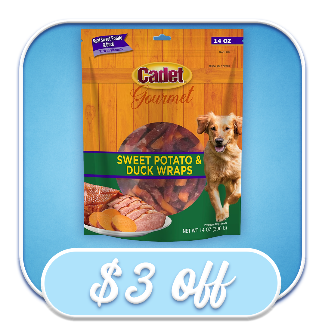 #18942 Cadet - Sweet Potato & Duck Wraps 14oz