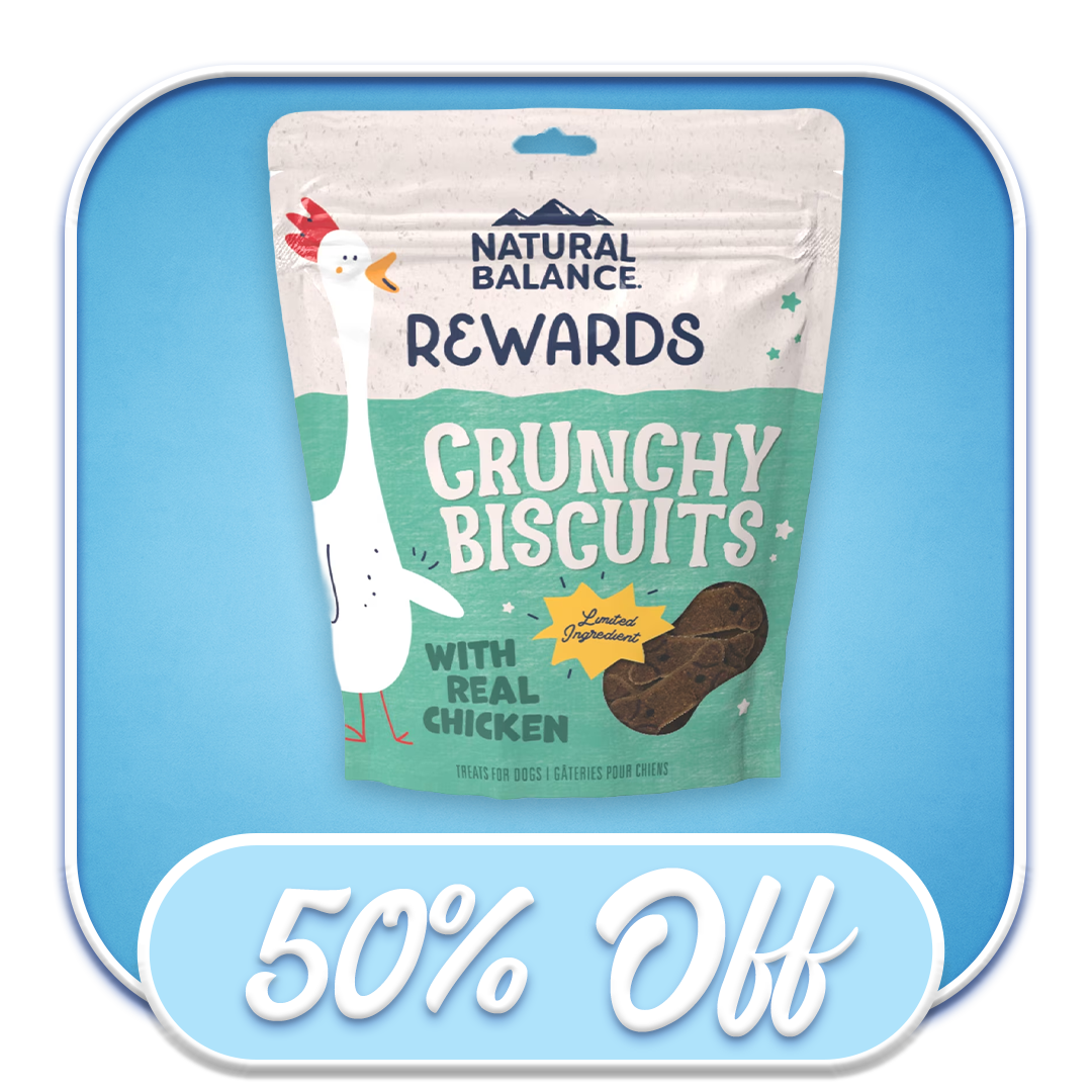 #25211 Natural Balance - Crunchy Biscuits Chicken 14oz
