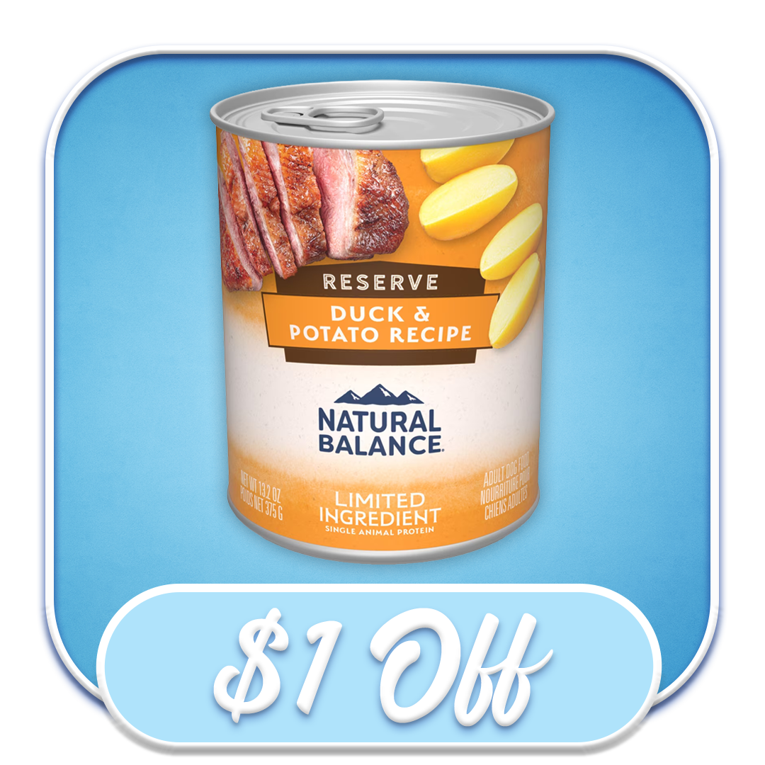 #21470 - Natural Balance Duck & Potato Recipe 13.2oz Canned Dog Diet