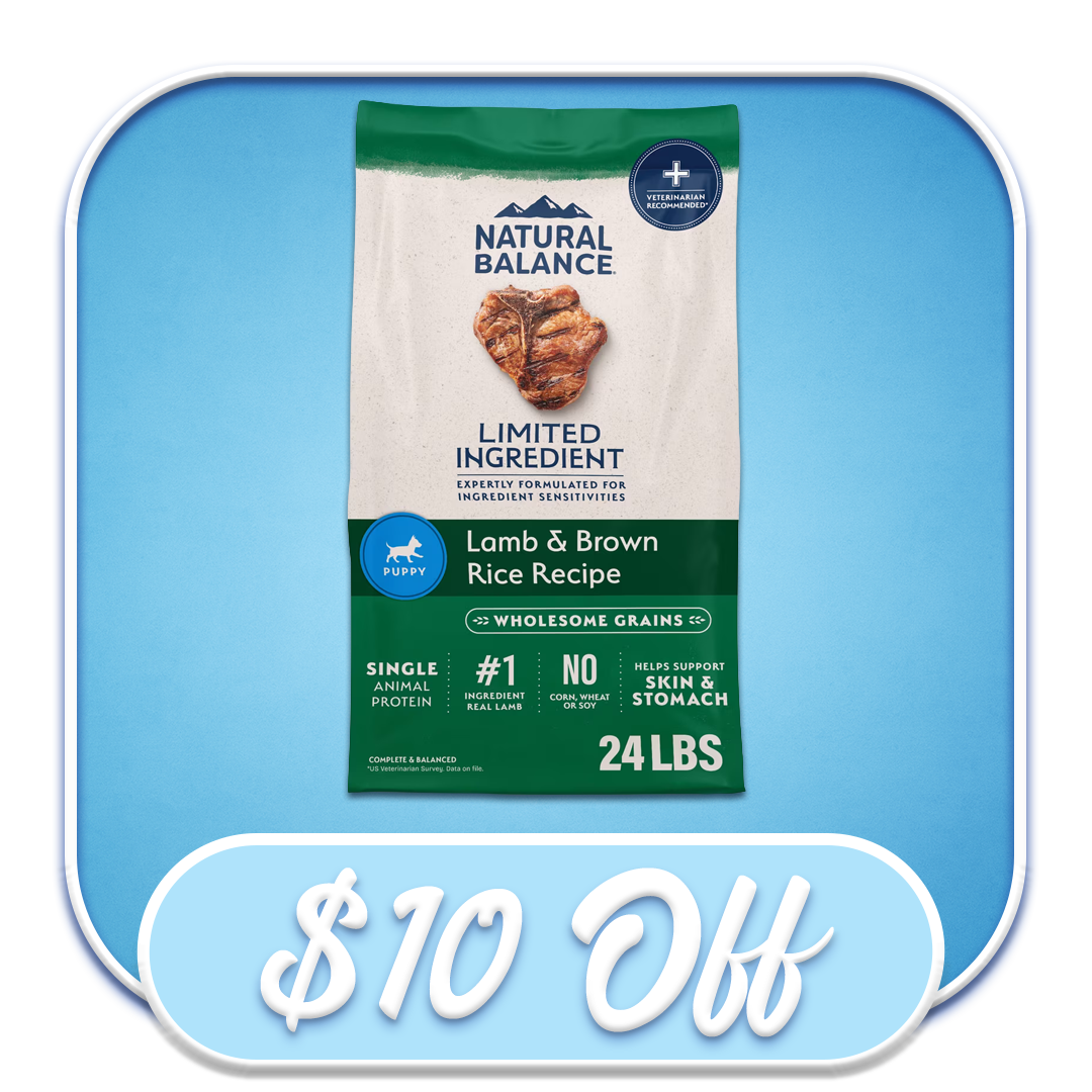 #36505 Natural Balance - Limited Ingredient Lamb & Brown Rice 24lb Dry Puppy Diet