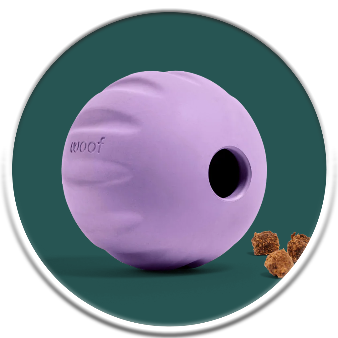 Flyball - Lavender 2-in-1 Fetch and Puzzle Toy
