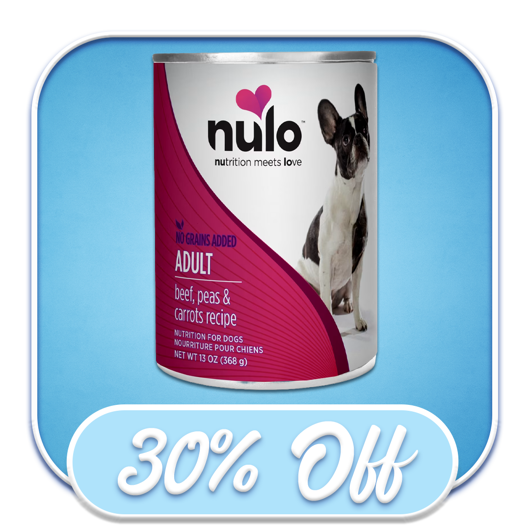 #37833 Nulo - Adult Grain-Free Beef, Peas & Carrots Recipe 13oz Wet Dog Diet