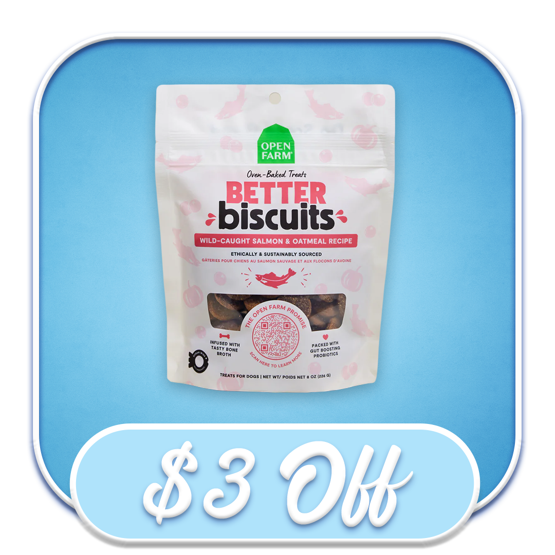 #51605 Open Farm - Better Biscuits Salmon & Oatmeal Treats