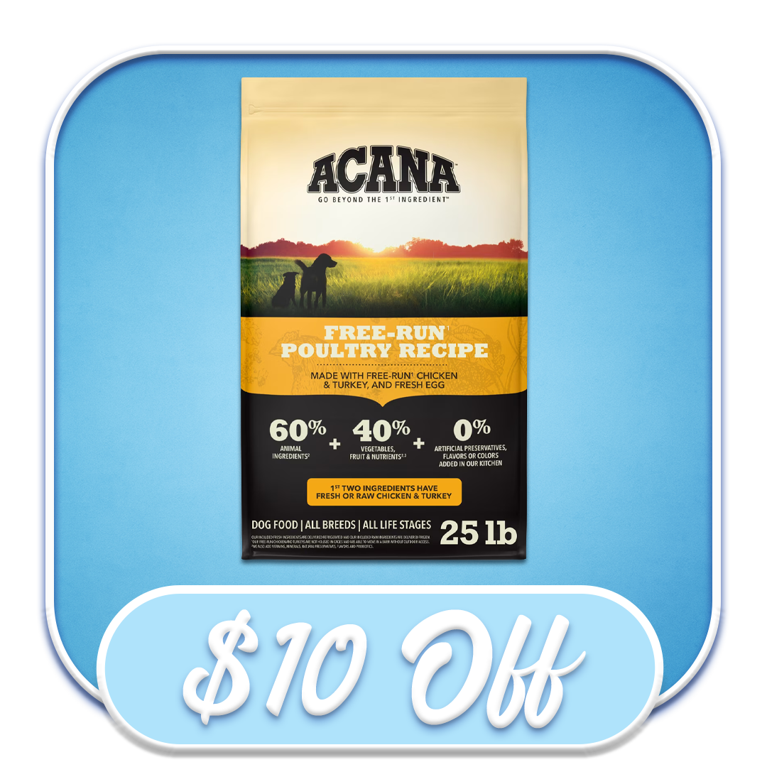 #37735 Acana - Free-Run Poultry Recipe 25lb Dry Dog Diet