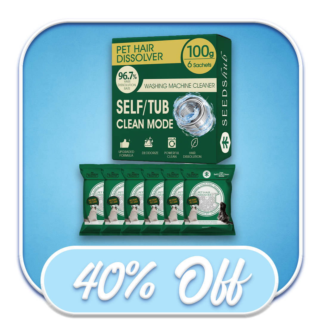 #51735 - Seedshub Pet Hair Dissolver Washer Cleaner 6pk