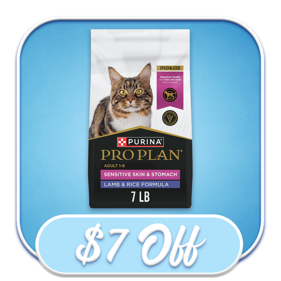 #52274 Purina Pro Plan - Sensitive Skin & Stomach Lamb & Rice 7lb