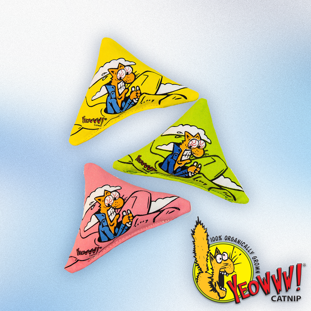 Yeowww! - Purrr!Muda Triangles Catnip Toys