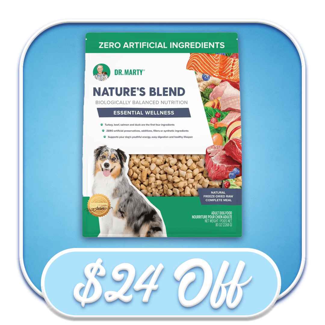 #49303 Dr. Marty Essential Wellness 80oz Freeze-Dried Dog Diet