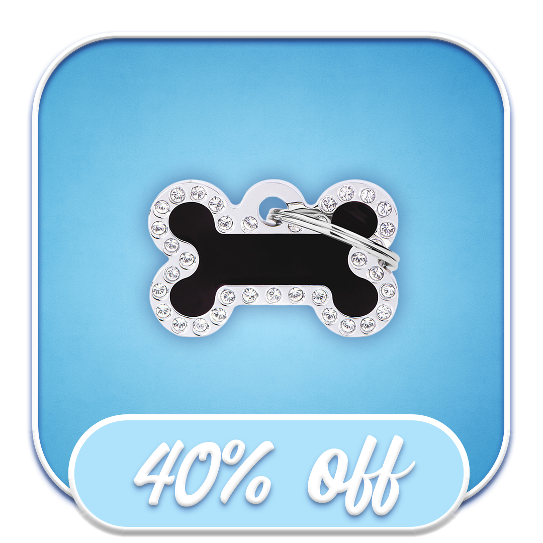 #38679 MyFamily - GLAM Small Bone Black