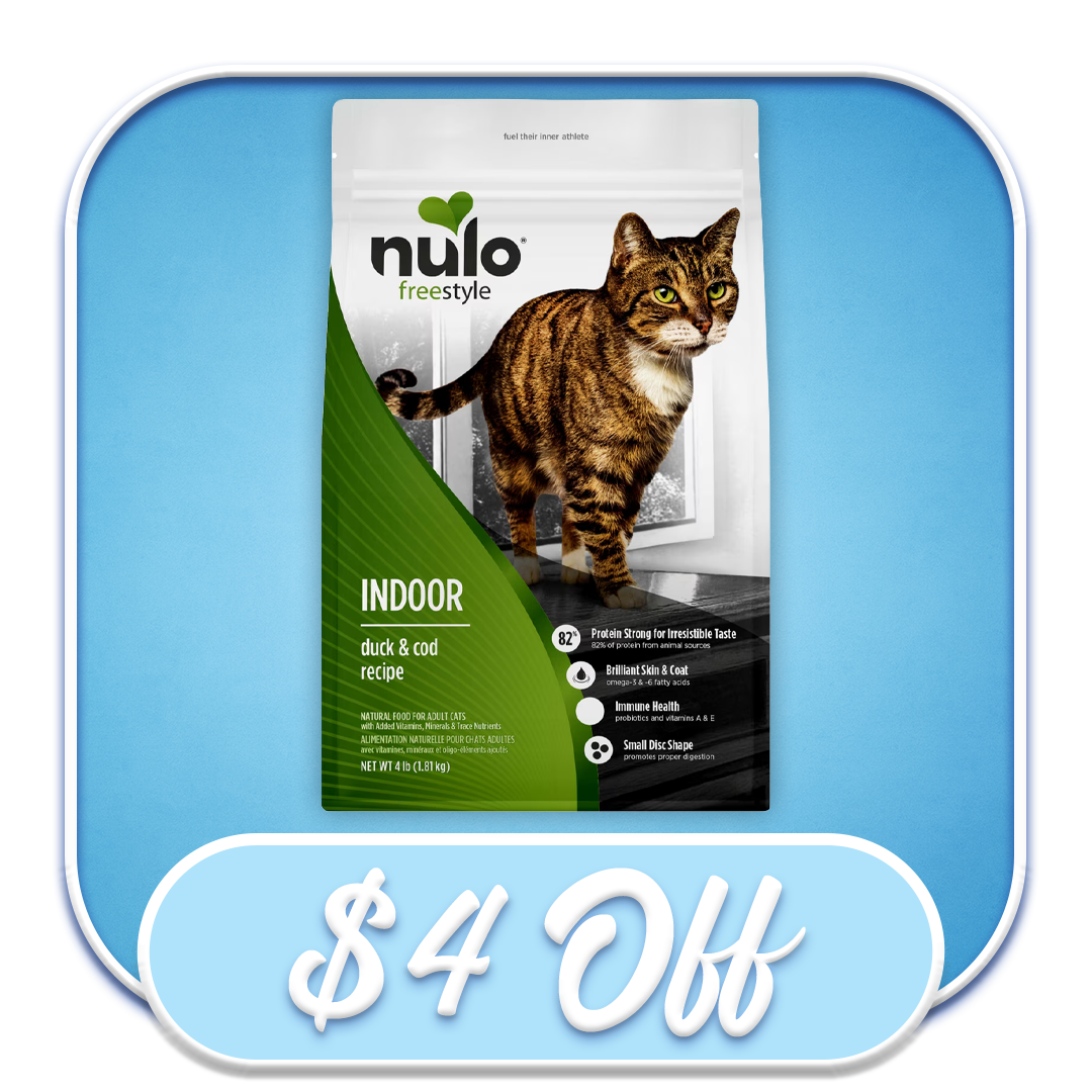 #37838 - Nulo FreeStyle Indoor Duck & Oat Recipe 5lb Dry Cat Diet