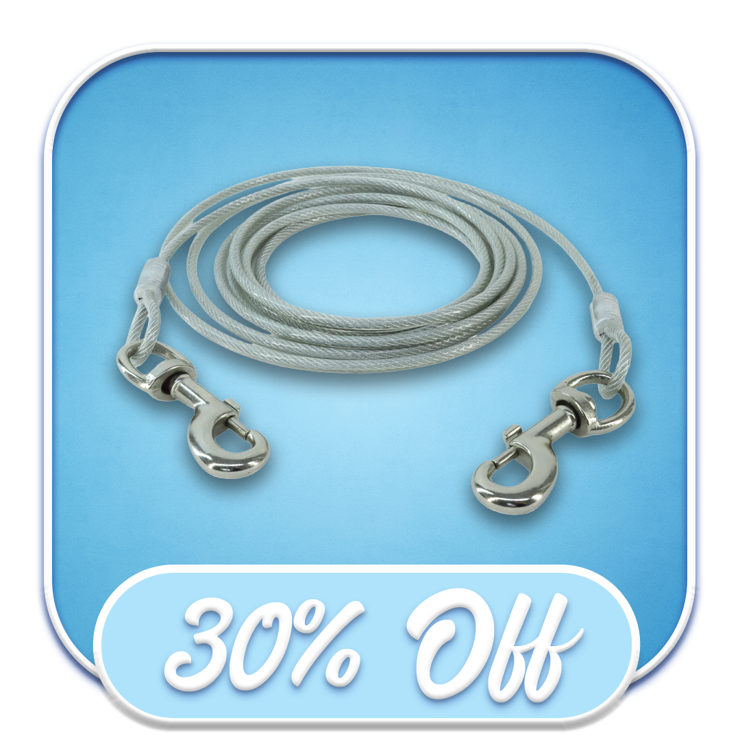 #20350 - Coastal Pet Cable Tie-Out Giant 30'