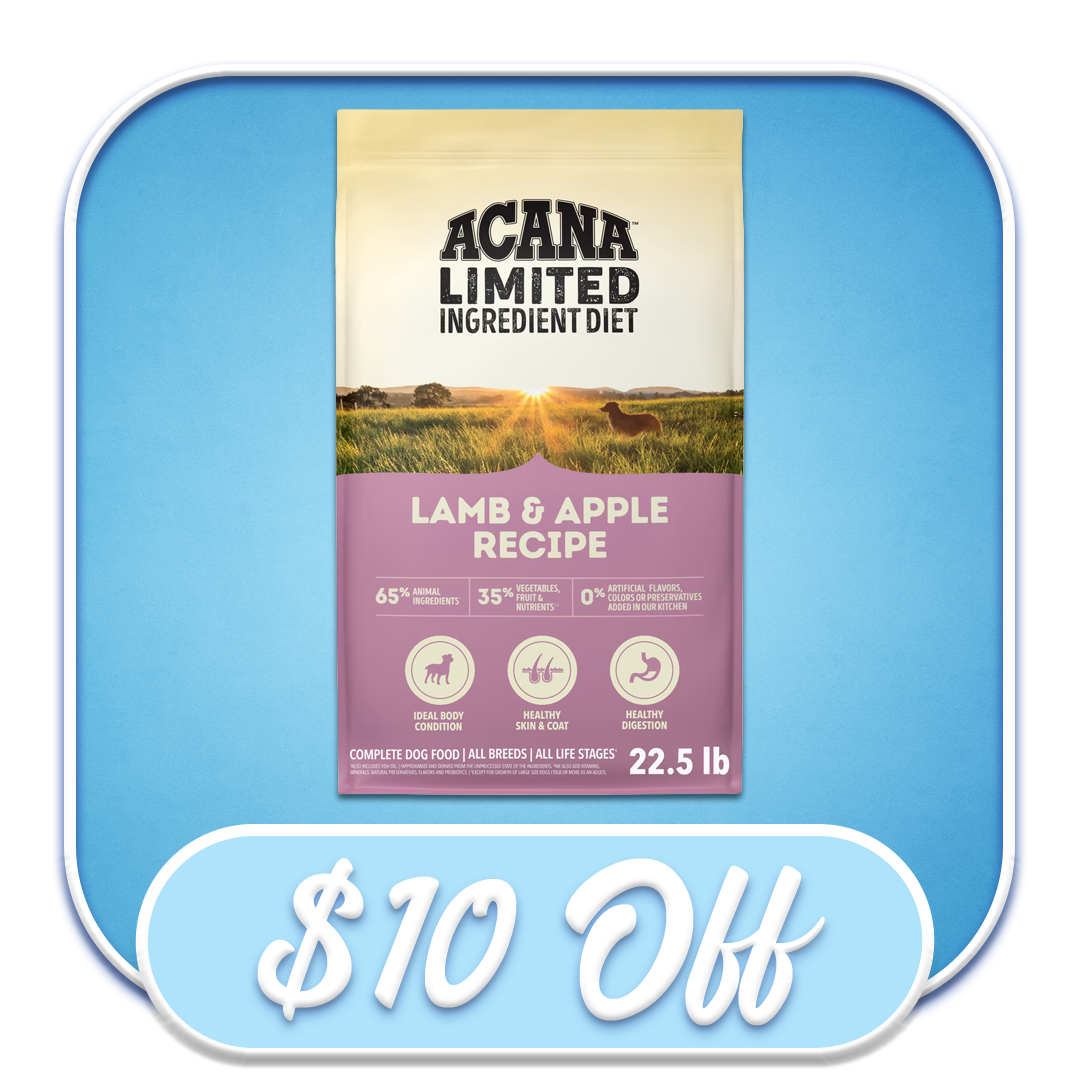 #34819 Acana - Lamb & Apple Recipe 22.5lb Dry Dog Diet