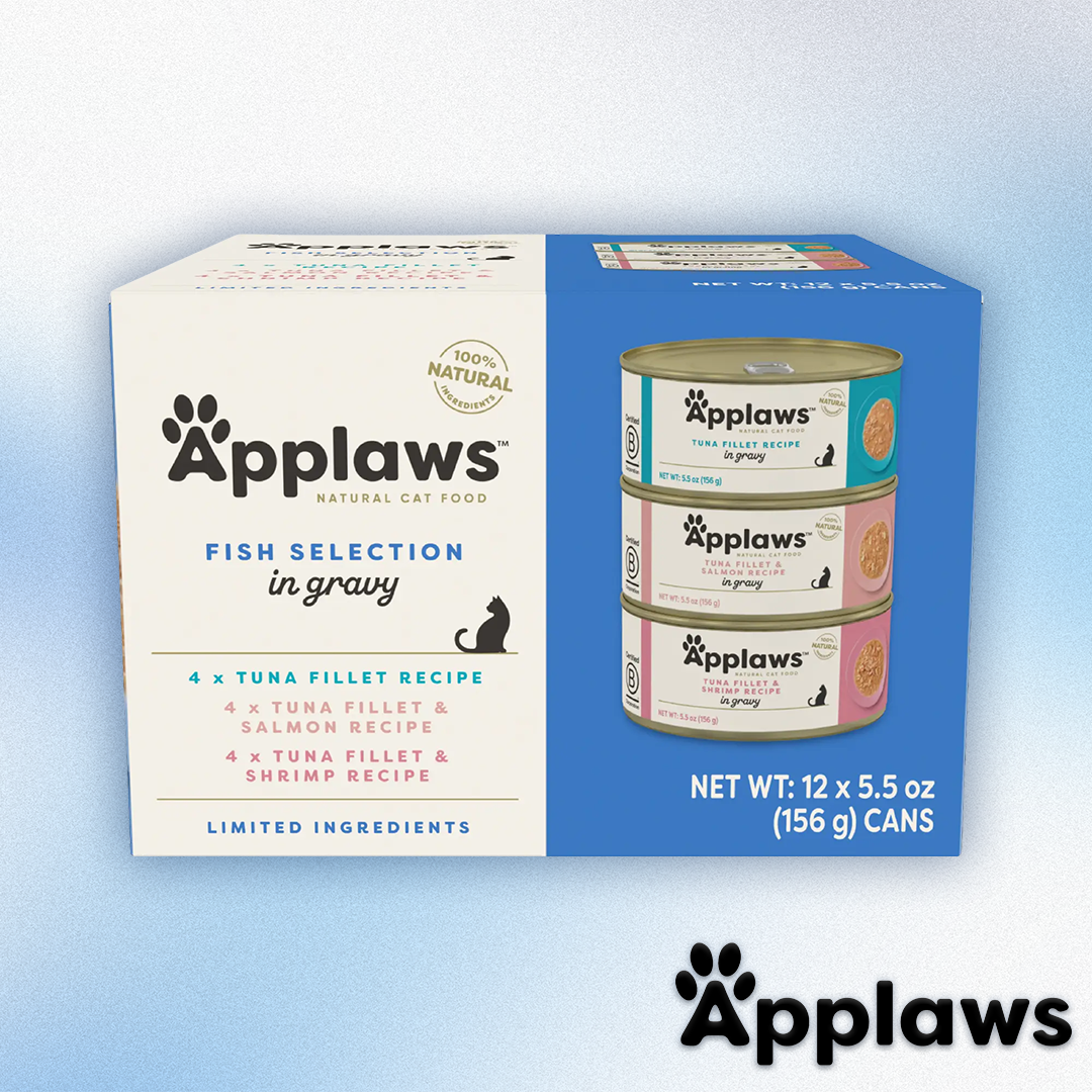 Applaws - Natural Cat Food Fish Selection in Gracy 12 x 5.5oz