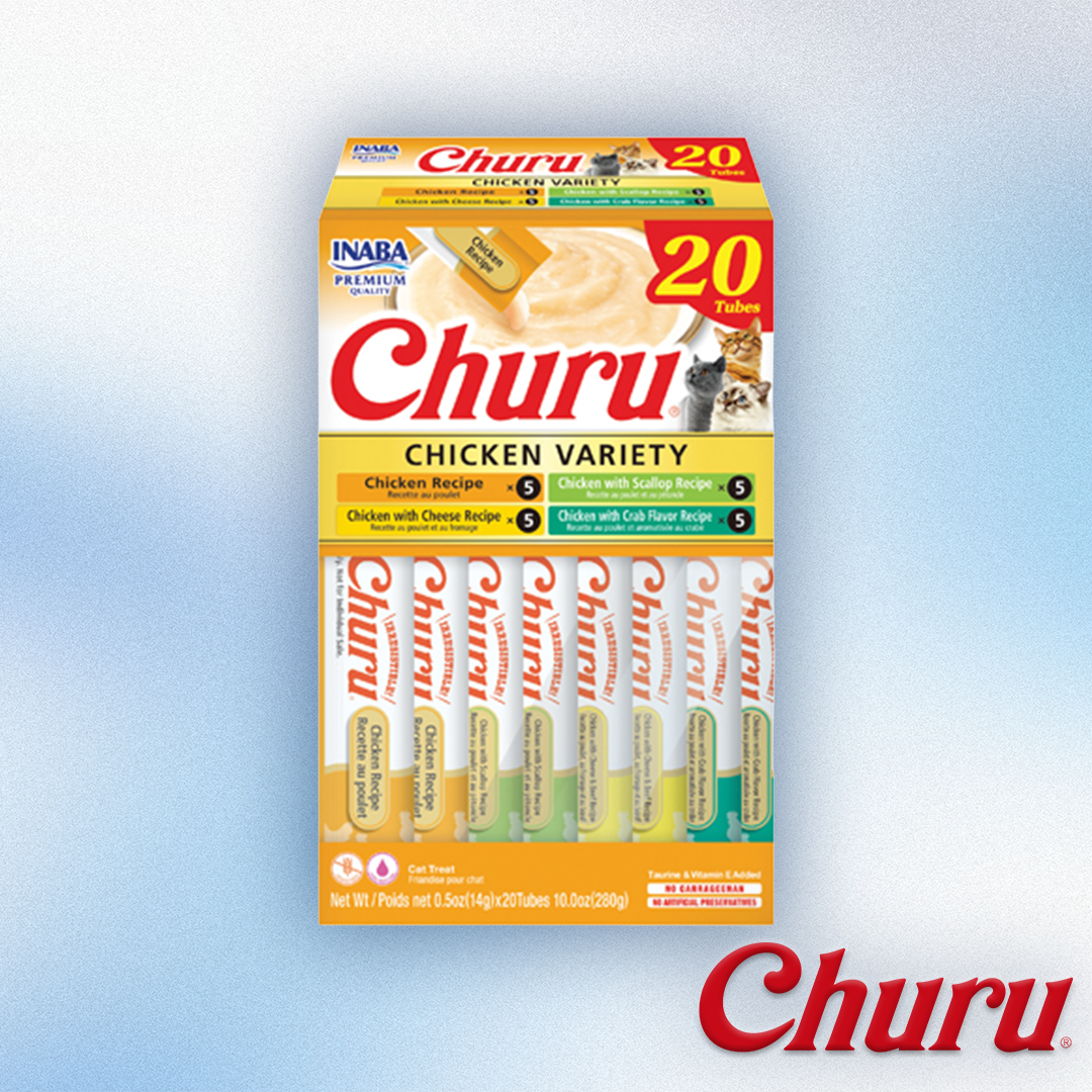 Inaba Churu - Lickable Tubes Chicken Variety 20 ct 
