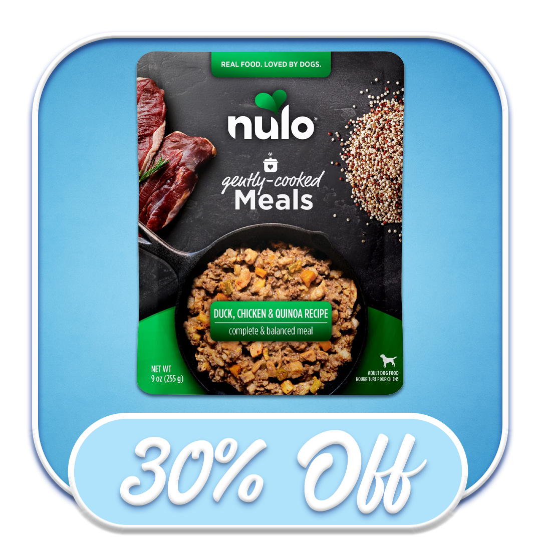 #49336 Nulo - Gently Cooked Meals Duck, Chicken & Quinoa 9oz Wet Dog Diet
