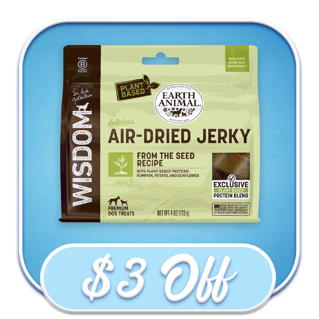 #51810 Earth Animal - Wisdom Air-Dried From the Seed Jerky
