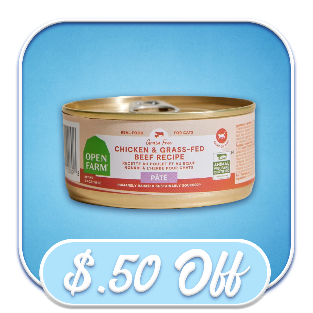 #51309 Open Farm - Grain-Free Chicken & Grass Fed Beef 5.3oz Wet Cat Diet