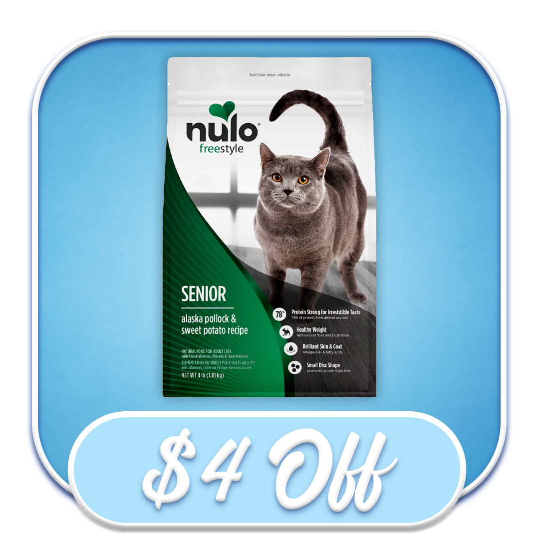 #39905 - Nulo FreeStyle Alaska Pollock & Sweet Potato Recipe 5lb Dry Senior Cat Diet