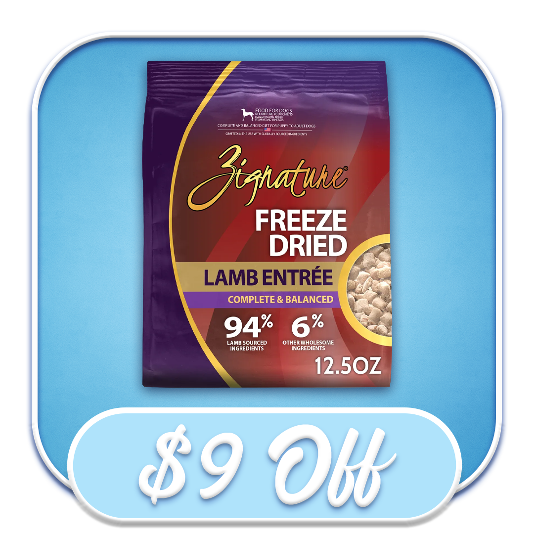 #52726 Zignature  - Freeze-Dried Lamb Entree 12.5oz Dog Diet