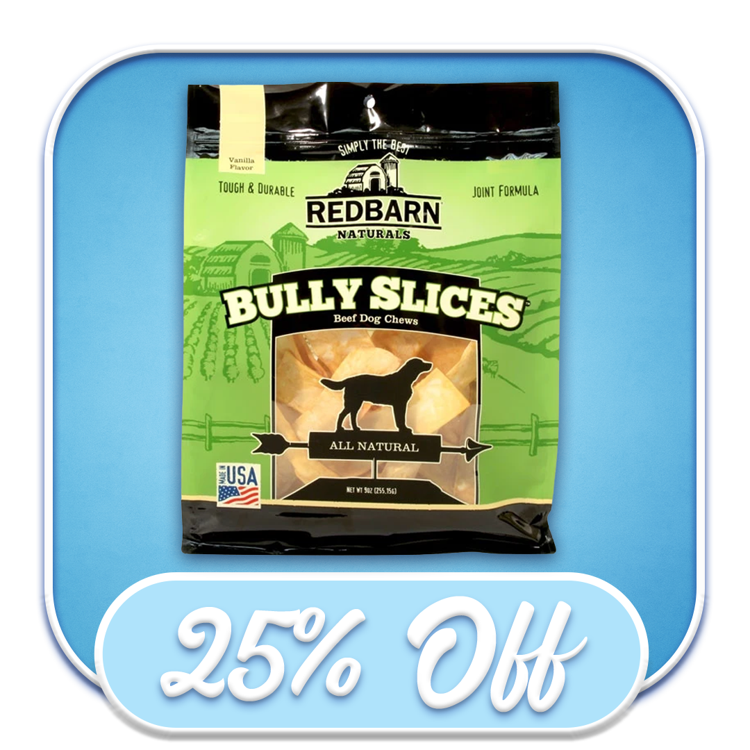 #36525 Redbarn - Vanilla Flavor Bully Slices 9oz