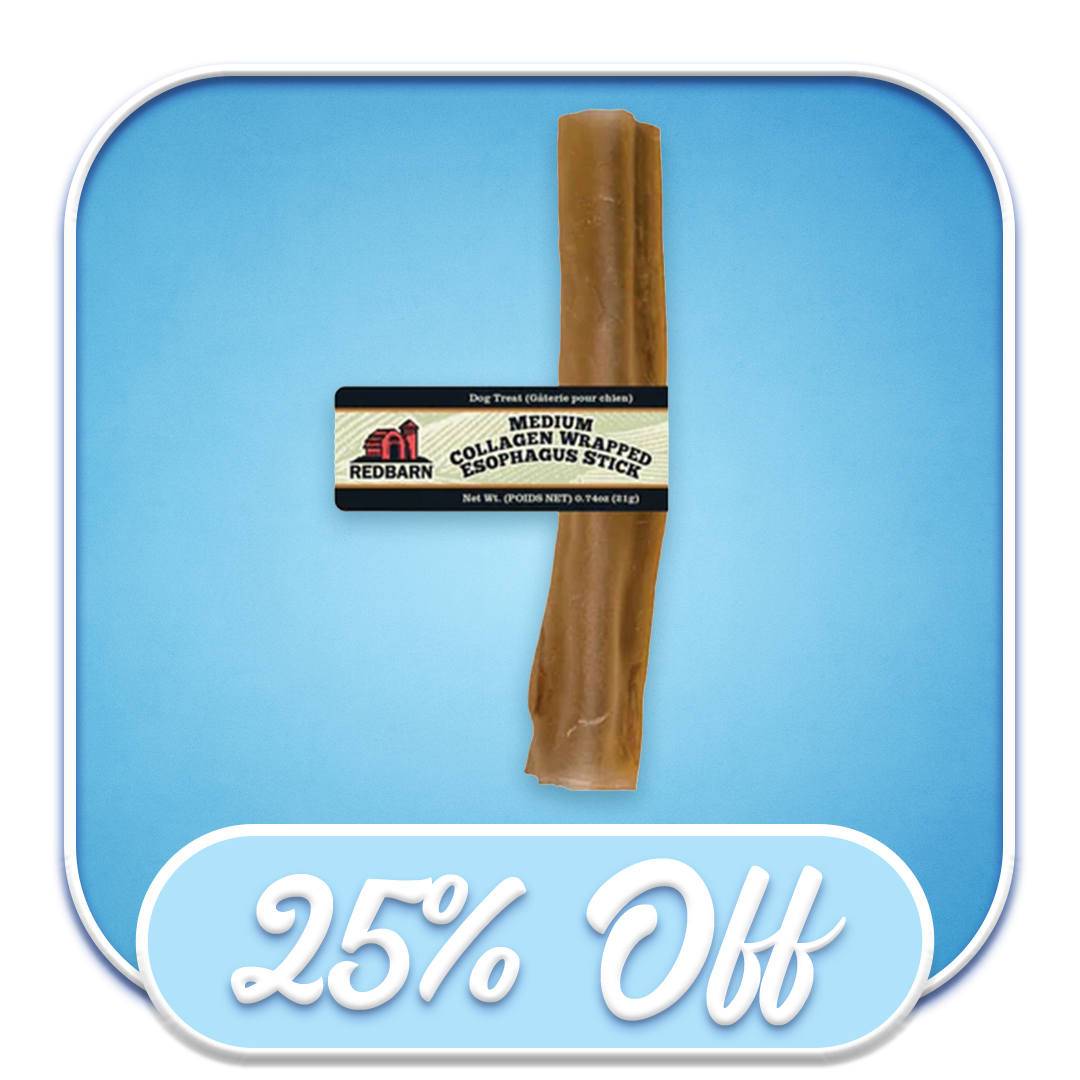 #50495 Redbarn - Medium Collagen Esophagus Stick