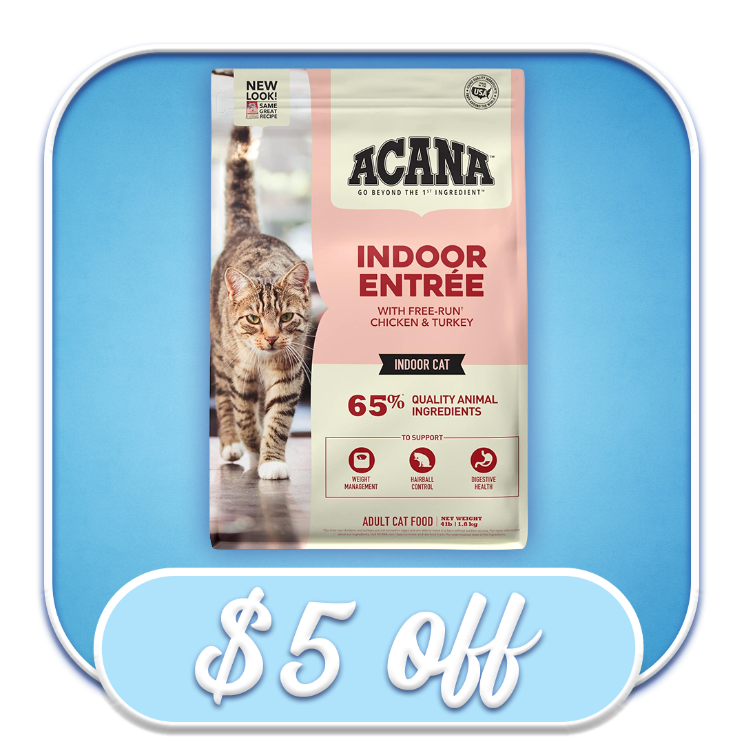 #42624 Acana - Indoor Entree Dry Cat Diet 4lb 
