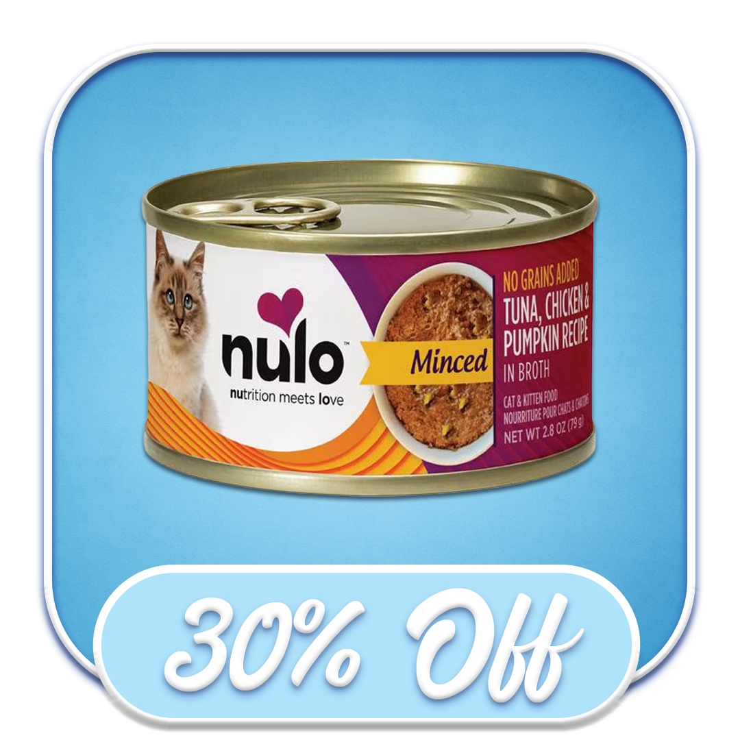 #50637 Nulo - Grain-Free Minced Tuna, Chicken & Pumpkin Recipe 2.8oz Wet Cat Diet