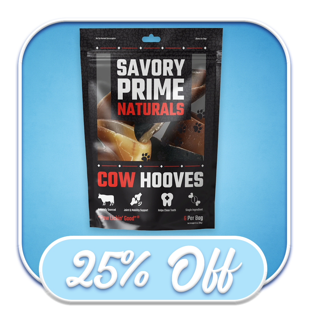 #50349 Savory Prime Naturals - Cow Hooves 6ct