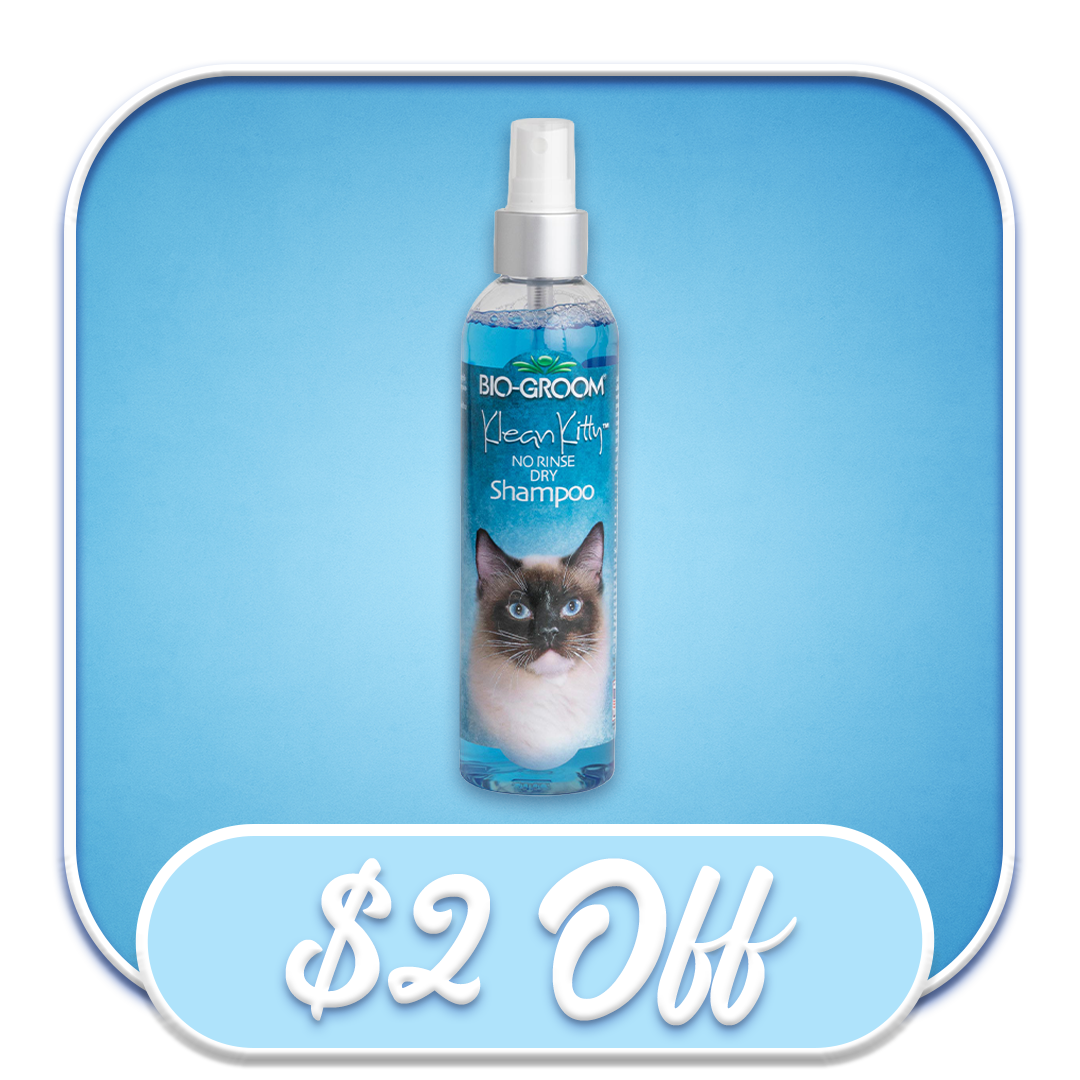 #51712 Bio Groom - Klean Kitty No-Rinse Dry Shampoo 8oz
