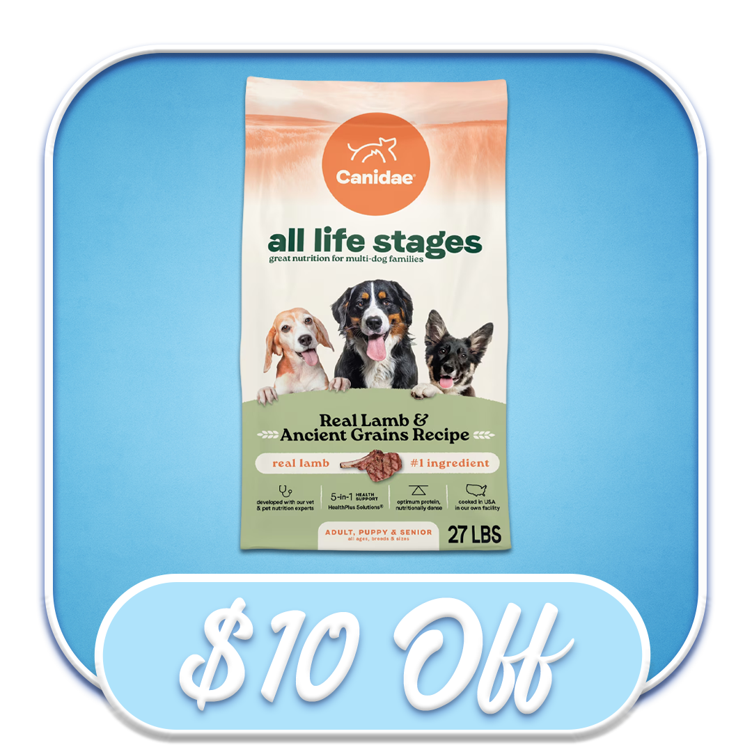 #49764 Canidae - All Life Stages Real Lamb & Ancient Grains Recipe 27lb Dry Dog Diet