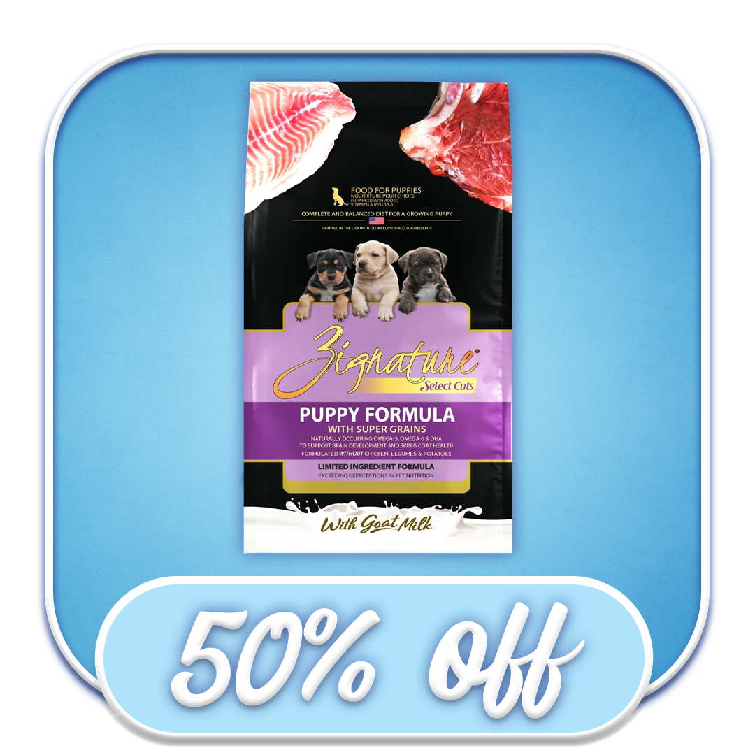 #52197 Zignature - Select Cuts Puppy Dry Dog Diet 4lb