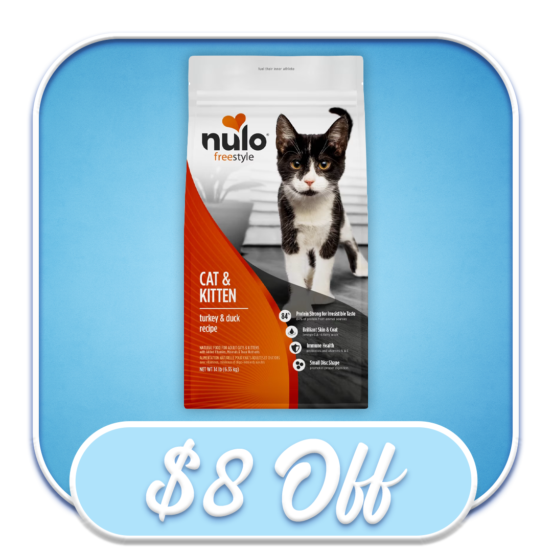 #37838 - Nulo FreeStyle Cat & Kitten Turkey & Duck 12 lb Dry Cat Diet