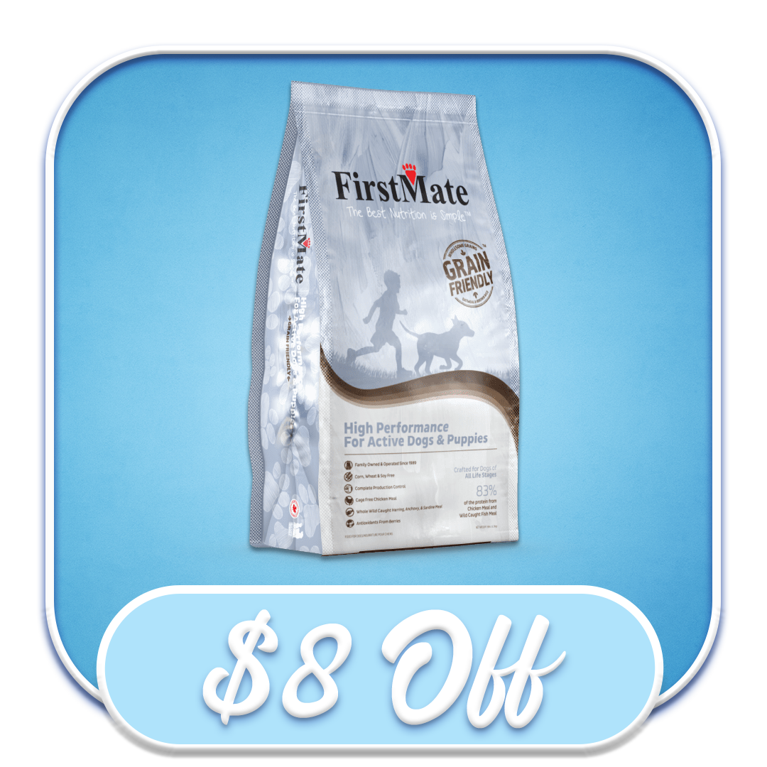 #46073 FirstMate -High Performance for Active Dogs & Puppies 25lb Dry Dog Diet