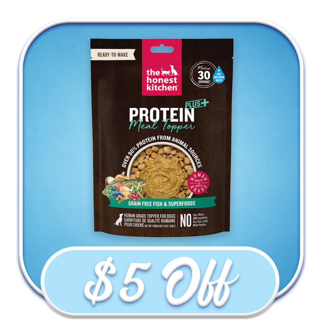 #51570 The Honest Kitchen - Grain-Free Fish & Superfoods Protein+ Meal Topper