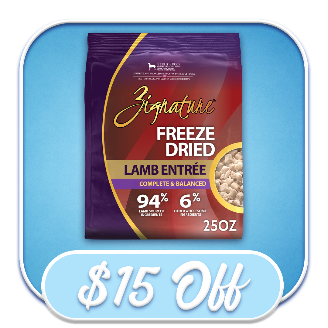 #52730 Zignature  - Freeze-Dried Lamb Entree 25oz Dog Diet