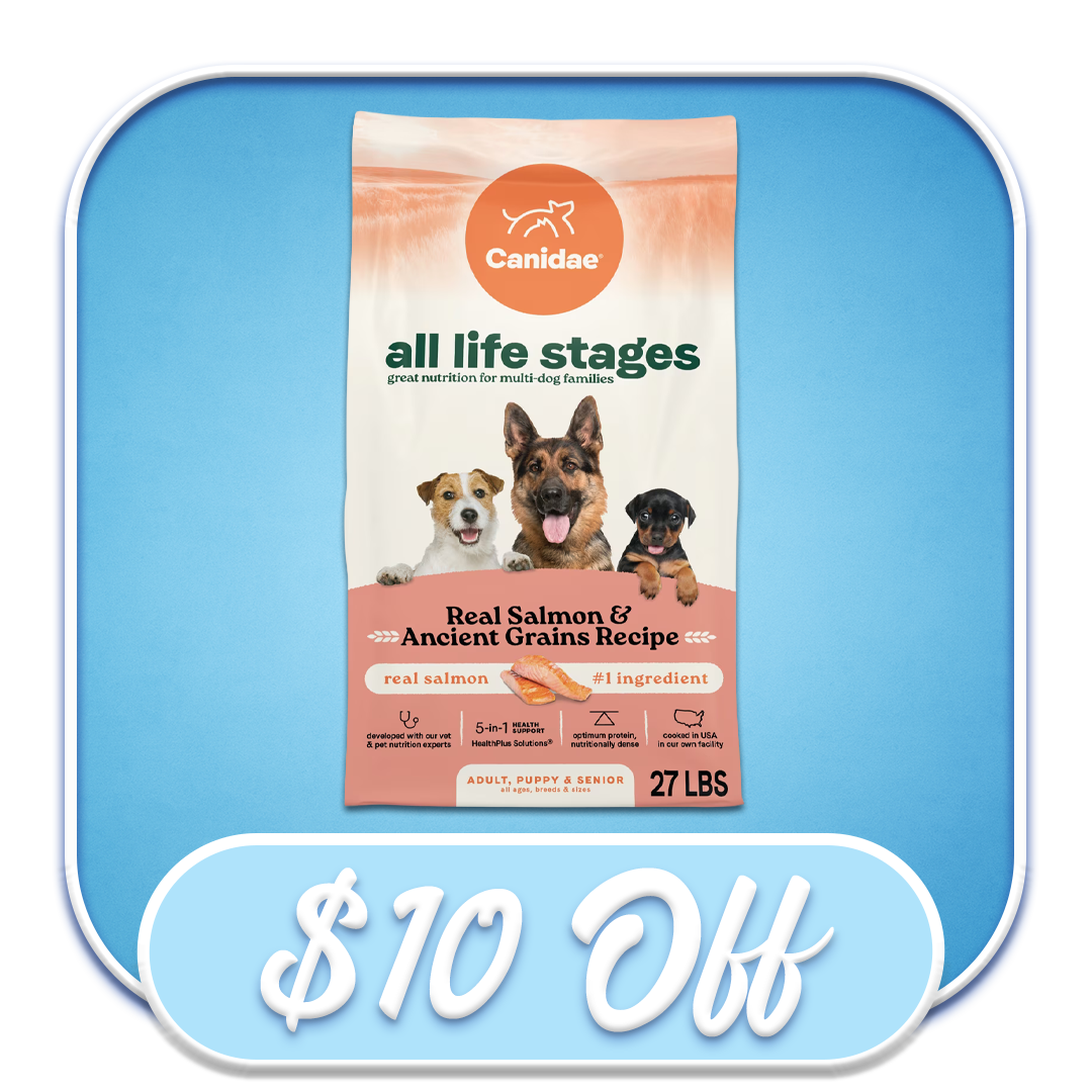 #49546 Canidae - All Life Stages Real Salmon & Ancient Grains Recipe 27lb Dry Dog Diet