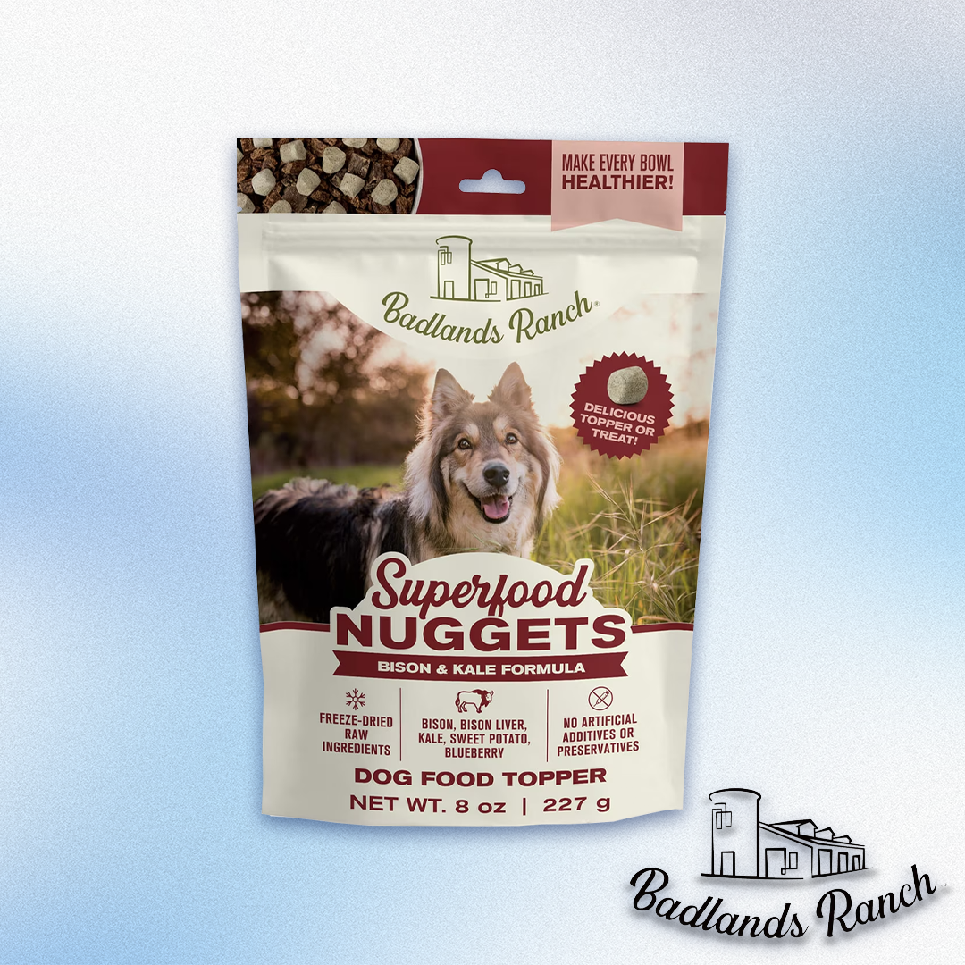 Badlands Ranch - Superfood Nuggets Bison & Kale Formula 8oz