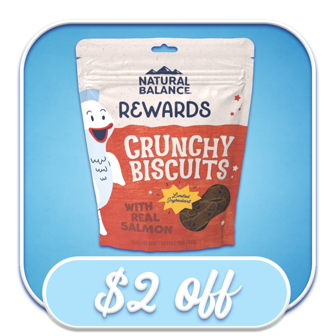 #23011 #23013 Rewards Crunchy Biscuits - Real Salmon (8oz & 14oz)