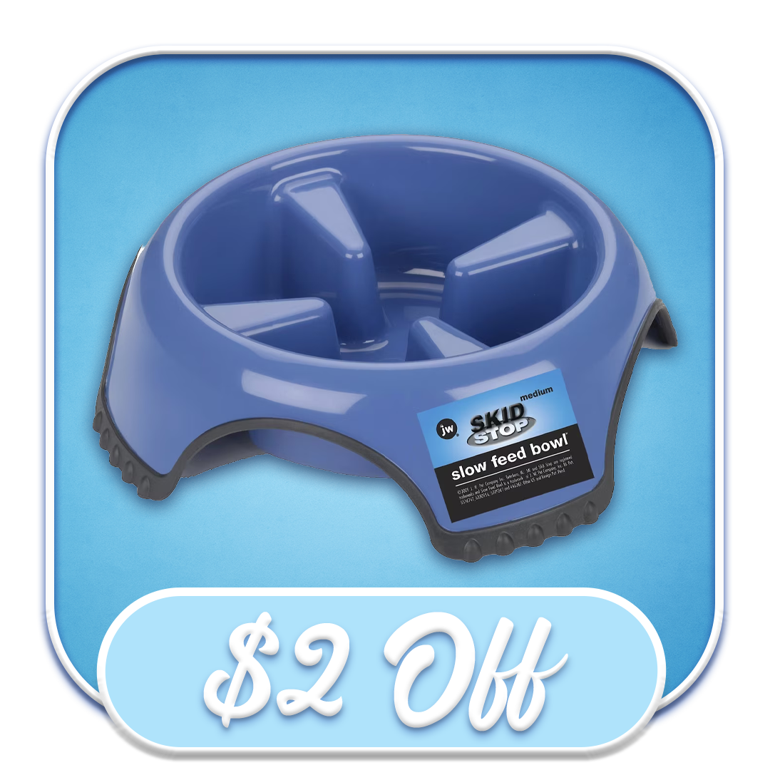 #22551 JW - Skid Stop Medium Slow Feed Bowl