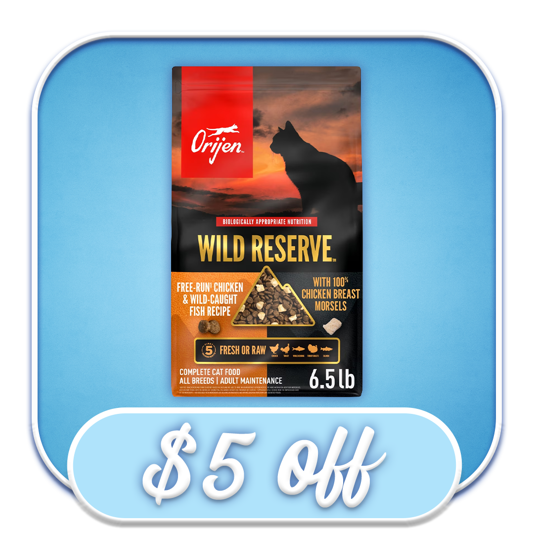 #50589 Orijen - Wild Reserve Free-Run Chicken & Wild Caught Fish Recipe Dry Cat Diet 6.5lb