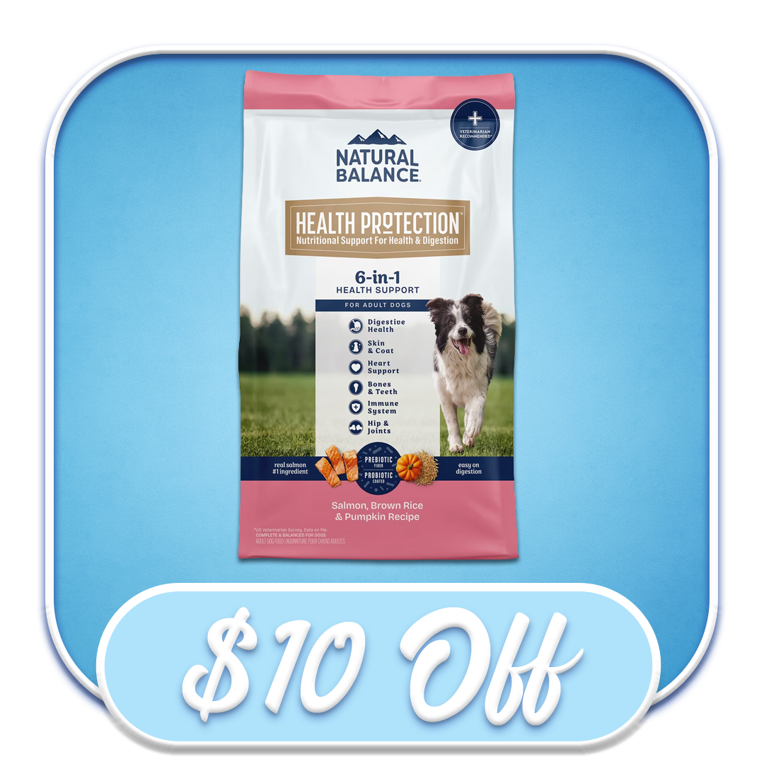 #52301 Natural Balance - Health Performance Salmon & Brown Rice 24lb Dry Dog Diet